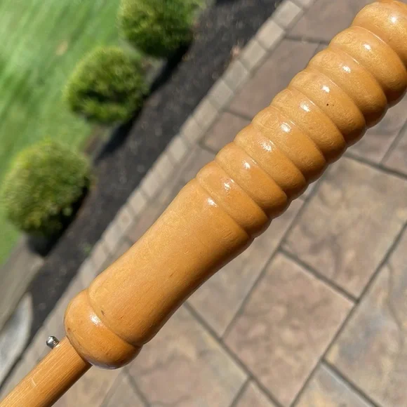 Navy Vintage Wooden Umbrella Drugstore Fun